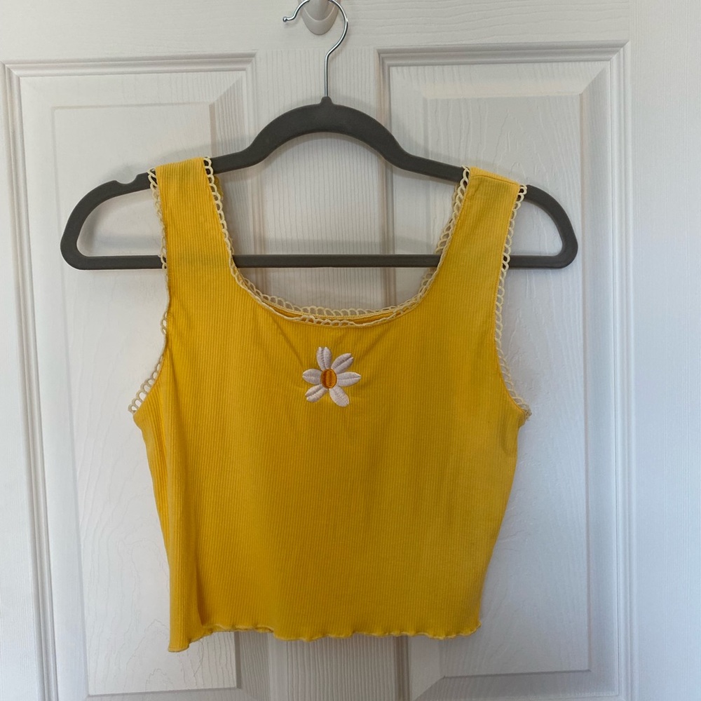 Flower Cropped Tank